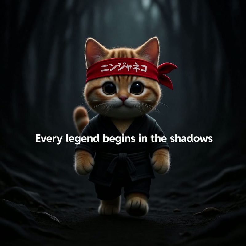 NINJACAT among shadows